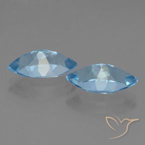 8.10 ct natürliche Himmerlblau Topas-Edelsteine, Marquise, VVS