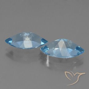 8.04 ct natürliche Swiss Blue Topas-Edelsteine, Marquise, VVS-VS