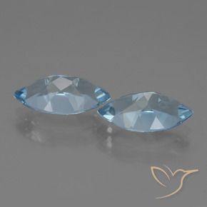 8.23 ct natürliche Himmerlblau Topas-Edelsteine, Marquise, VVS