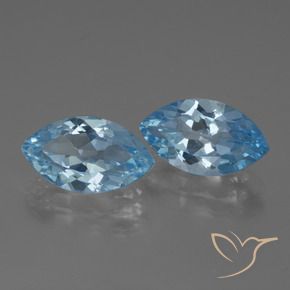 8.03 ct natürliche Himmerlblau Topas-Edelsteine, Marquise, VVS