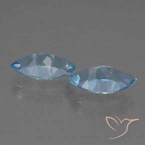 8.03 ct natürliche Himmerlblau Topas-Edelsteine, Marquise, VVS