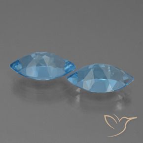 8.33 ct natürliche Swiss Blue Topas-Edelsteine, Marquise, VVS