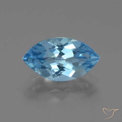 3.67ct Natürlicher Swiss Blue Topas, Marquise, VVS