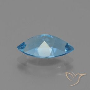 9,17 ctw natürlicher Swiss Blue Topas, Marquise, VVS