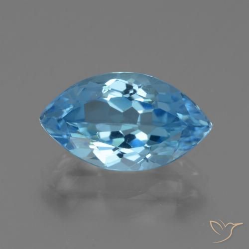 4.04ct Natürlicher Swiss Blue Topas, Marquise, VVS
