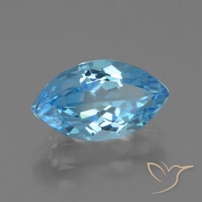 9,17 ctw natürlicher Swiss Blue Topas, Marquise, VVS