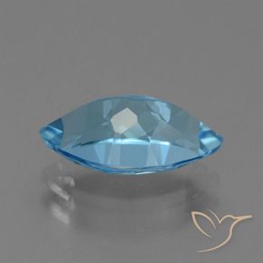 9,17 ctw natürlicher Swiss Blue Topas, Marquise, VVS