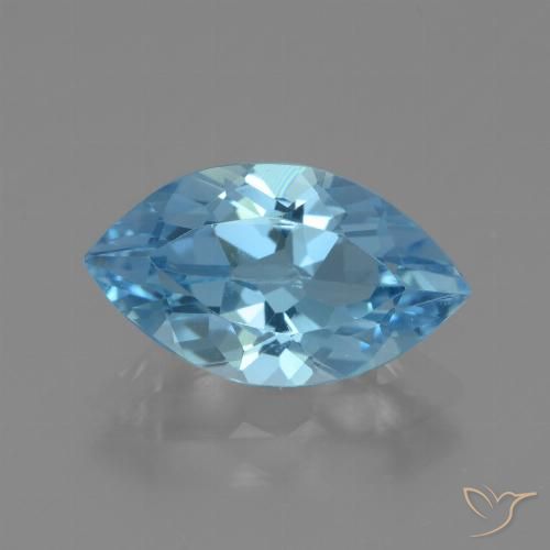 3.70ct Natürlicher Swiss Blue Topas, Marquise, VVS