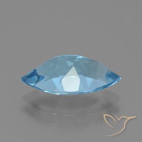9,17 ctw natürlicher Swiss Blue Topas, Marquise, VVS