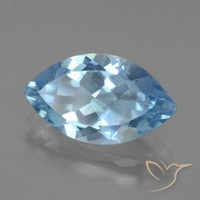 9,17 ctw natürlicher Swiss Blue Topas, Marquise, VVS