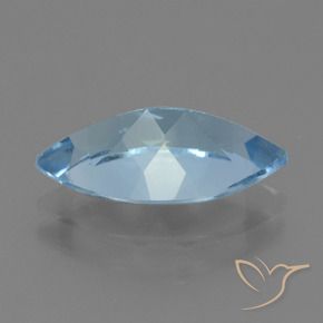 9,17 ctw natürlicher Swiss Blue Topas, Marquise, VVS