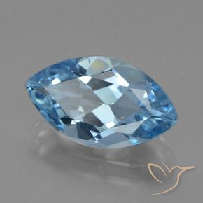 9,17 ctw natürlicher Swiss Blue Topas, Marquise, VS