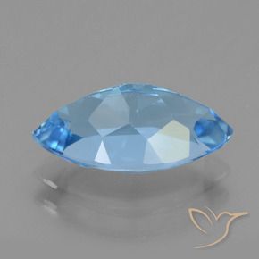 9,17 ctw natürlicher Swiss Blue Topas, Marquise, VVS-VS