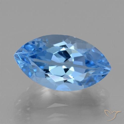 4.71ct Natürlicher Swiss Blue Topas, Marquise, VVS