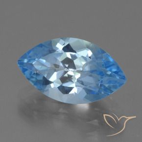 9,17 ctw natürlicher Swiss Blue Topas, Marquise, VVS-VS