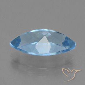 9,17 ctw natürlicher Swiss Blue Topas, Marquise, VVS