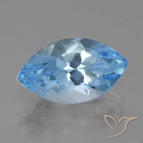 9,17 ctw natürlicher Swiss Blue Topas, Marquise, VVS