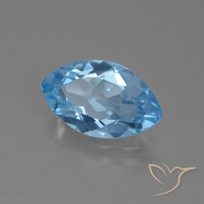 9,17 ctw natürlicher Himmerlblau Topas, Marquise, VS