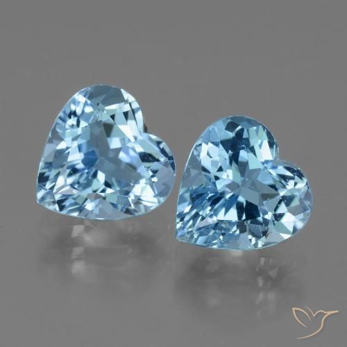 6.13ctw Natürlicher Swiss Blue Topas, Herz, VVS