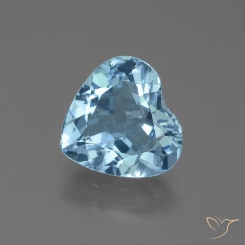 2.63ct Natürlicher Swiss Blue Topas, Herz, VVS