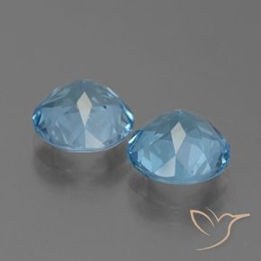 6.81 ct natürliche Himmerlblau Topas-Edelsteine, Runden, VS