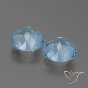 6.72 ct natürliche Himmerlblau Topas-Edelsteine, Runden, VVS-VS