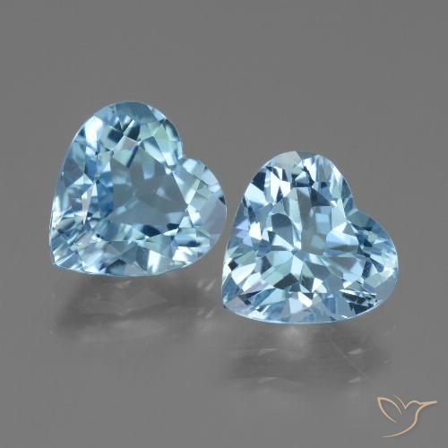 5.57ctw Natürlicher Swiss Blue Topas, Herz, VVS-VS