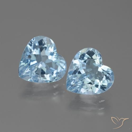 5.79ctw Natürlicher Himmerlblau Topas, Herz, VVS