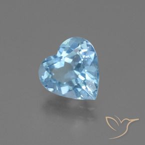 9,17 ctw natürlicher Himmerlblau Topas, Herz, VS