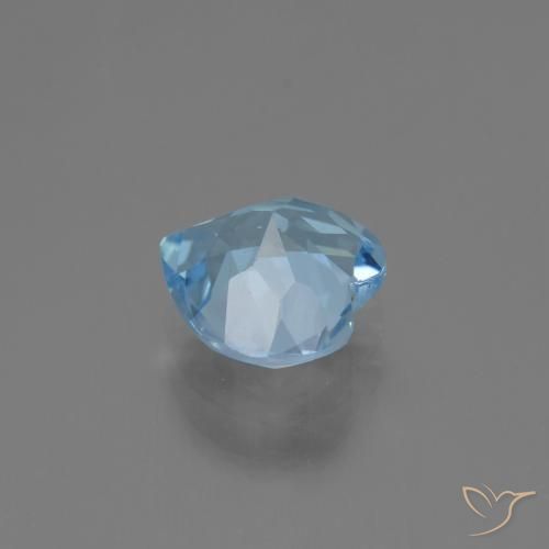 9,17 ctw natürlicher Swiss Blue Topas, Herz, VVS
