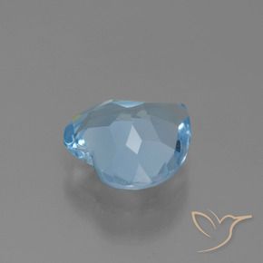 9,17 ctw natürlicher Swiss Blue Topas, Herz, VVS