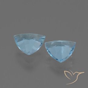 2.48 ct natürliche Himmerlblau Topas-Edelsteine, Trillion, VS
