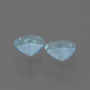 2.62 ct natürliche Himmerlblau Topas-Edelsteine, Trillion, VVS-VS