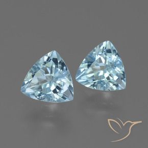 2.66 ct natürliche Himmerlblau Topas-Edelsteine, Trillion, VS