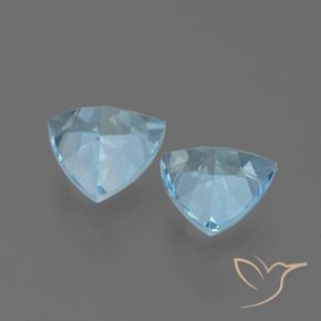 2.66 ct natürliche Himmerlblau Topas-Edelsteine, Trillion, VS