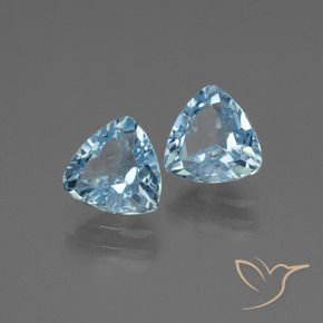 2.59 ct natürliche Himmerlblau Topas-Edelsteine, Trillion, VS