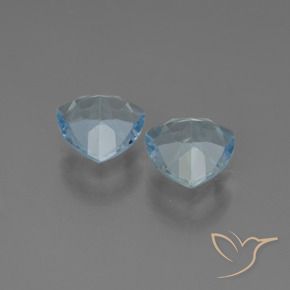 2.72 ct natürliche Himmerlblau Topas-Edelsteine, Trillion, VVS-VS