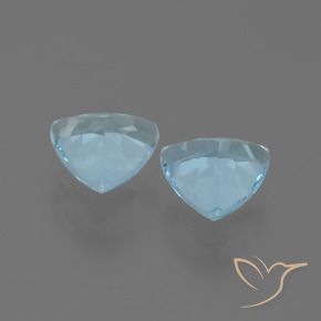 2.61 ct natürliche Himmerlblau Topas-Edelsteine, Trillion, VVS