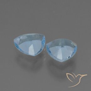 2.78 ct natürliche Himmerlblau Topas-Edelsteine, Trillion, VVS-VS