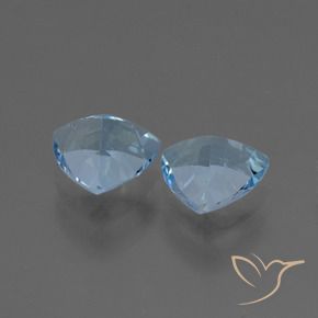 2.54 ct natürliche Himmerlblau Topas-Edelsteine, Trillion, VVS-VS