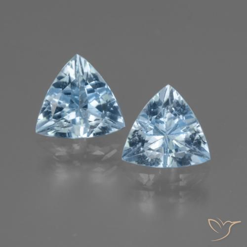 2.57ctw Natürlicher Himmerlblau Topas, Trillion, VS