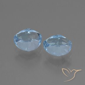 3.16 ct natürliche Swiss Blue Topas-Edelsteine, Trillion, VVS-VS