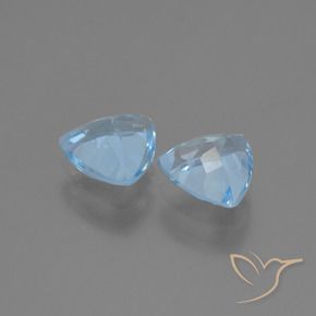 2.56 ct natürliche Himmerlblau Topas-Edelsteine, Trillion, VS
