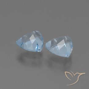 2.95 ct natürliche Himmerlblau Topas-Edelsteine, Trillion, VVS-VS