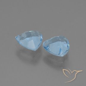 2.80 ct natürliche Himmerlblau Topas-Edelsteine, Trillion, VVS-VS