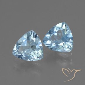 2.31 ct natürliche Swiss Blue Topas-Edelsteine, Trillion, VS
