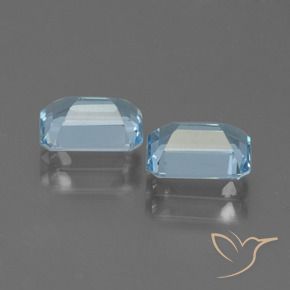 2.44 ct natürliche Himmerlblau Topas-Edelsteine, Oktagonschliff, VS