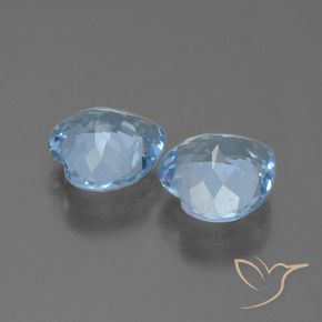 5.83 ct natürliche Himmerlblau Topas-Edelsteine, Herz, VVS