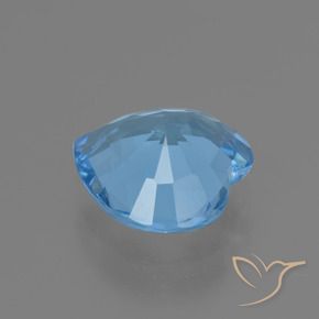 9,17 ctw natürlicher Swiss Blue Topas, Herz, VVS