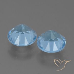 4.81 ct natürliche Himmerlblau Topas-Edelsteine, Runden, VS